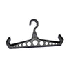 Black scuba gear hanger with side hooks and multiple ventilation holes – Innovative Scuba Concepts.