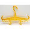 Yellow multi-purpose scuba gear hanger with integrated accessory hooks – Innovative Scuba Concepts.