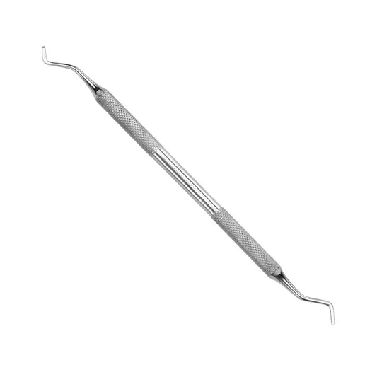 Stainless steel double-ended O-ring pick tool with textured grip handle by Innovative Scuba Concepts