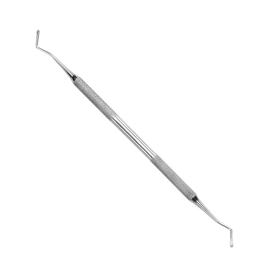 Stainless steel double-ended straight O-ring pick tool with textured grip handles by Innovative Scuba Concepts