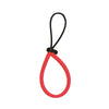 Innovative Scuba Concepts diving lanyard with red elastic loop section and black cord for securing dive gear