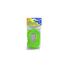 Green spiral dive hose protector in clear packaging with Innovative Scuba Concepts branding