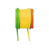 Green, yellow, and orange diving equipment straps wound on spools - Innovative Scuba Concepts