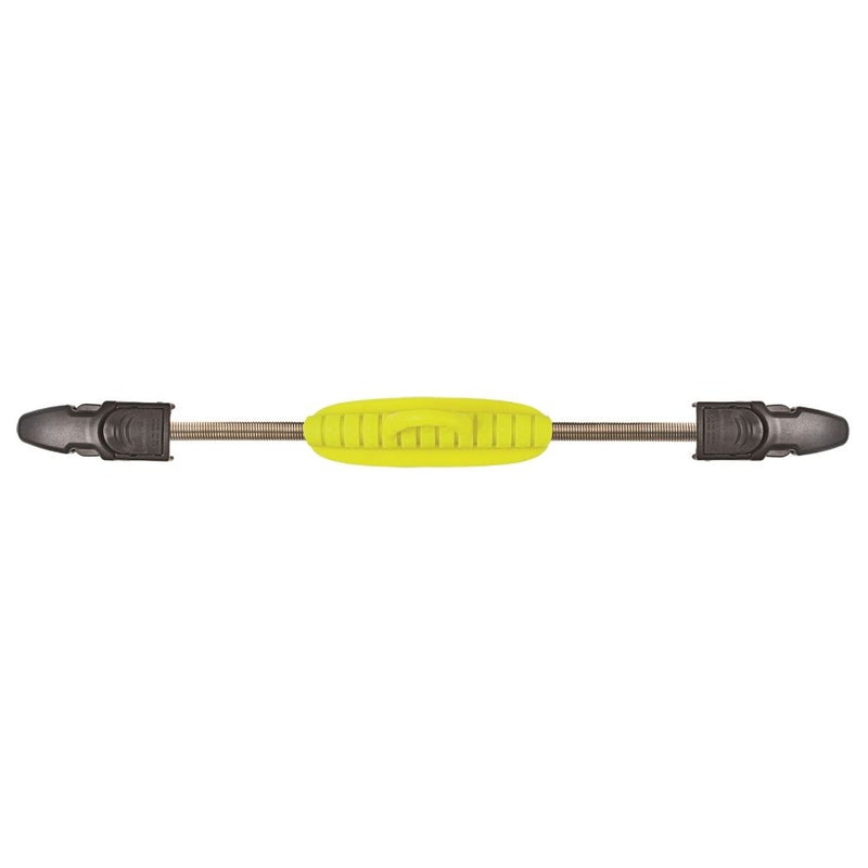 Innovative Scuba Concepts bright yellow diving lanyard with textured center grip section and black end connectors