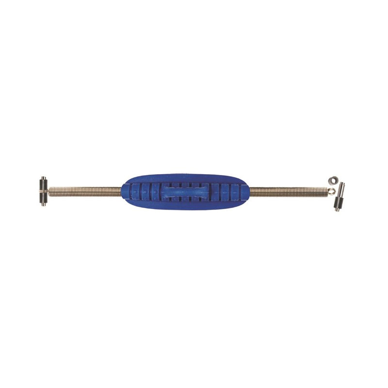 Atomic Kit Spring Fin Strap in blue featuring durable spring design with metal end connectors