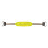 Innovative Scuba Concepts Grip Tight Spring Fin Strap - Yellow/lime green with textured grip handle, stainless steel springs and metal clips