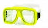 Innovative Scuba Concepts diving mask - yellow/lime green frame with clear lenses - compact product thumbnail