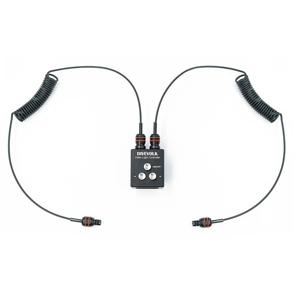 Remote Control with Dual Optical Fiber Cables for SL50 and SL120 Video Lights-Scuba Schools of America