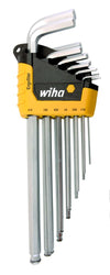 Wiha ErgoStar hex key set with yellow ergonomic handles in various metric sizes for precision scuba equipment work