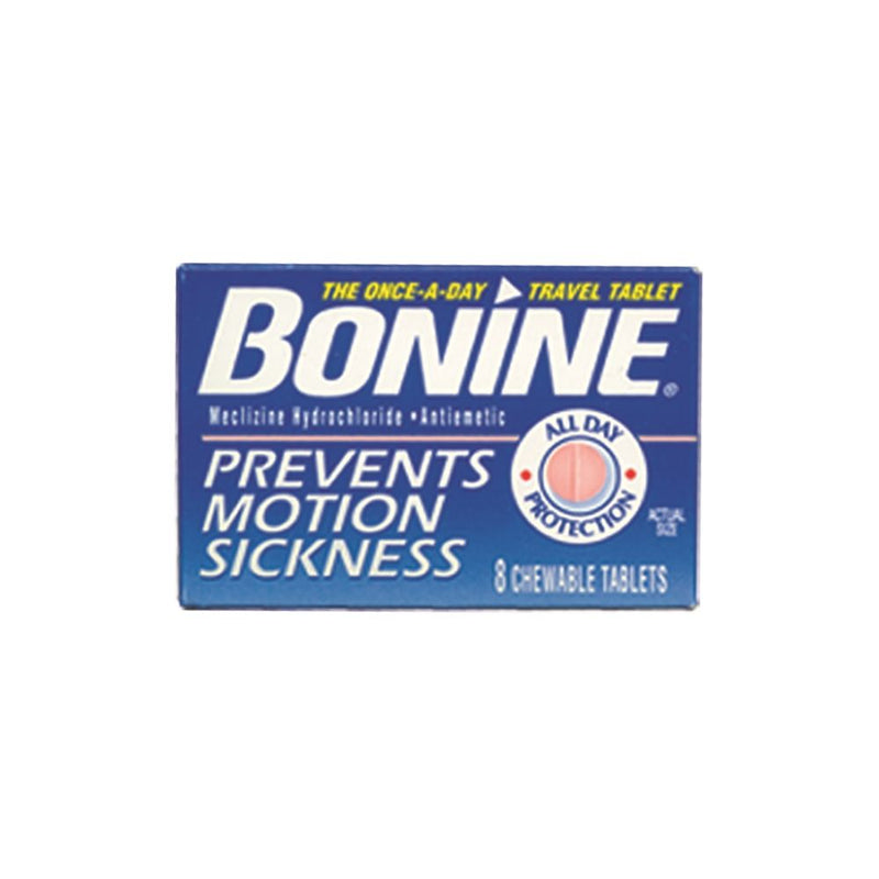 Bonine motion sickness prevention chewable tablets for travel