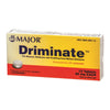 Major Draminate motion sickness tablets 50mg dimenhydrinate antiemetic