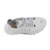 Crosskix APX Glacier white shoe shown from top-down angle displaying lacing system and perforated upper construction