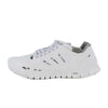 Crosskix APX Glacier white athletic shoe with perforated design and lace-up closure, shown from side profile view