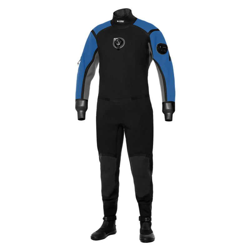 SENTRY PRO DRY - MADE TO ORDER - BLK, BLU, RED Men's Drysuit-Scuba Schools of America