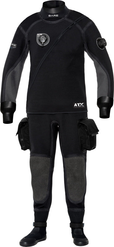 SENTRY TECH DRY - MADE TO ORDER - RED, BLK, BLU Men's Drysuit-Scuba Schools of America