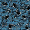 MENS Eco-friendly Shark Camo NO BUNCH Scuba Jammer Swim Shorts