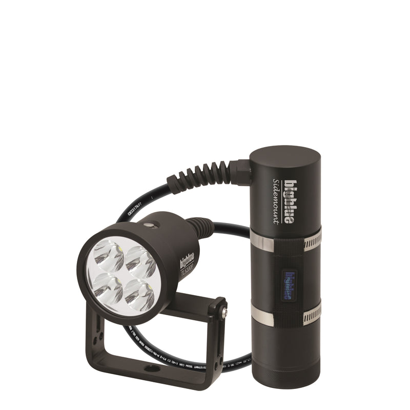 Sidemount Cave and Tech Light, 5200 Lumen Narrow Beam for Advanced Divers-Scuba Schools of America