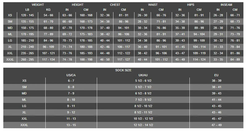 DX-300X Drysuit w/ Neoprene Socks