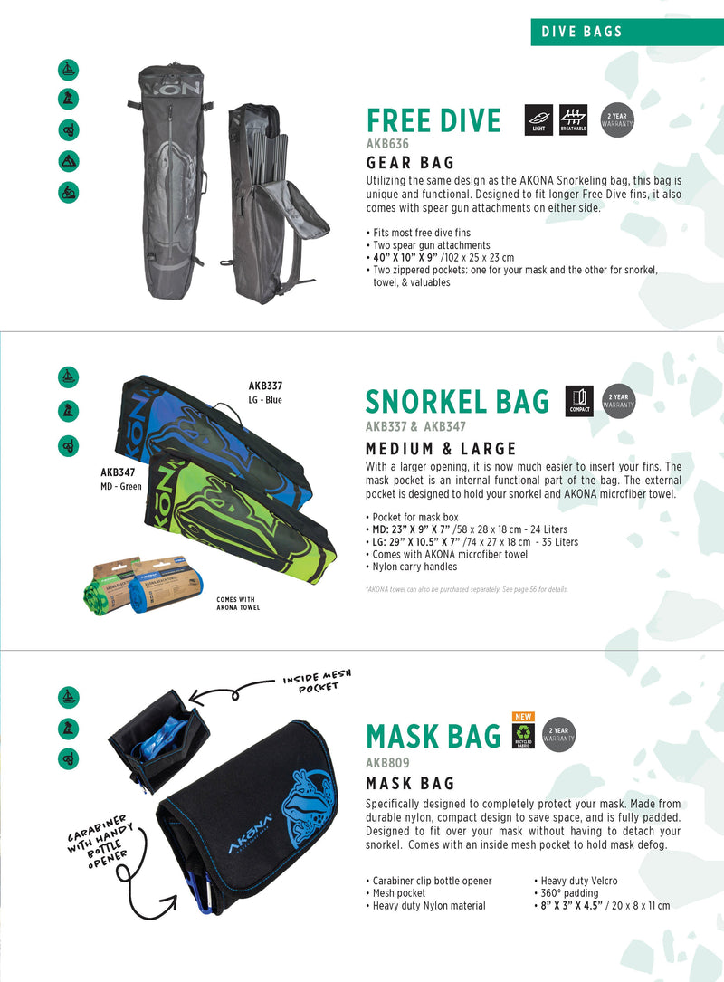 Snorkel Bag-Scuba Schools of America