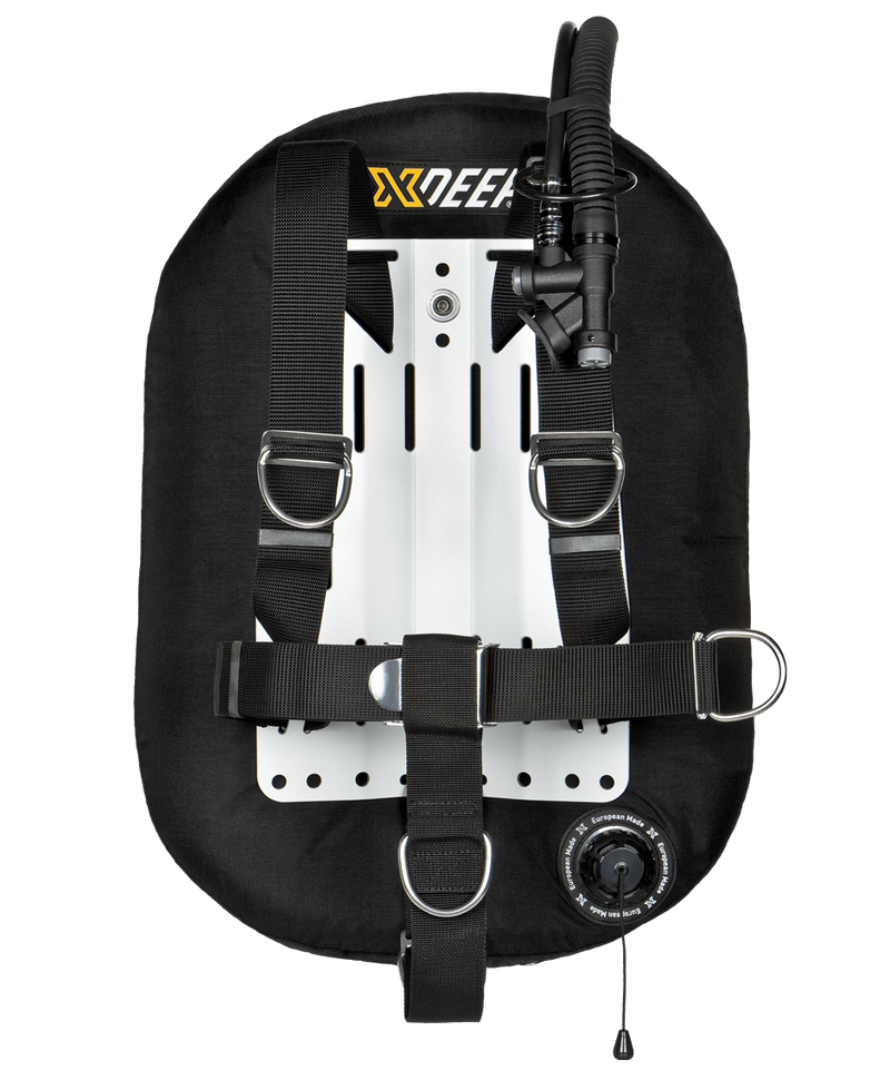 STANDARD ZEOS 28 lbs OR 38 lbs Single Tank Set Aluminum Backplate-Scuba Schools of America