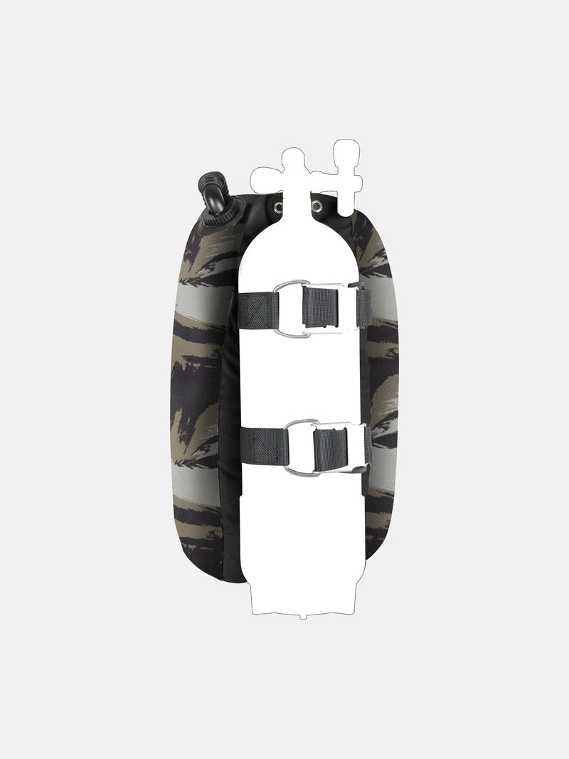 Mares XR Line Tactical Green Single Backmount Set Product Photo