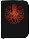 Scuba diving logbook with black cover featuring red octopus/kraken design - Innovate Scuba Concepts