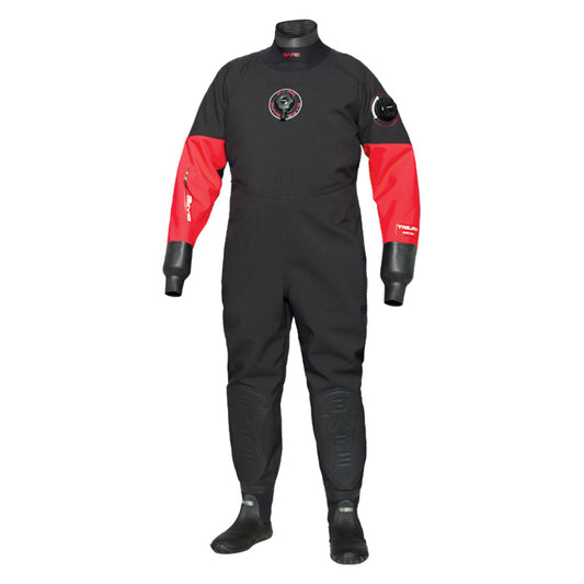 TRILAM PRO DRY - MADE TO ORDER - BLK, RED Men's Drysuit