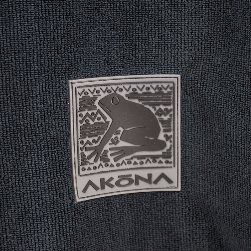 Tulum Microfiber Poncho, Black-Scuba Schools of America