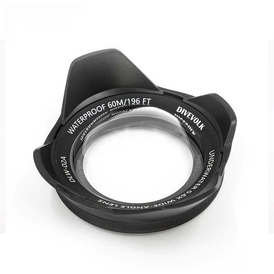 Underwater Wide-Angle Conversion Lens 0.6x for DIVEVOLK and Compact Camera Housings-Scuba Schools of America