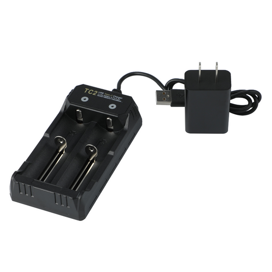 USB Dual Battery Charger, Multi Battery Fast Charger, Technical Dive Light Accessory-Scuba Schools of America