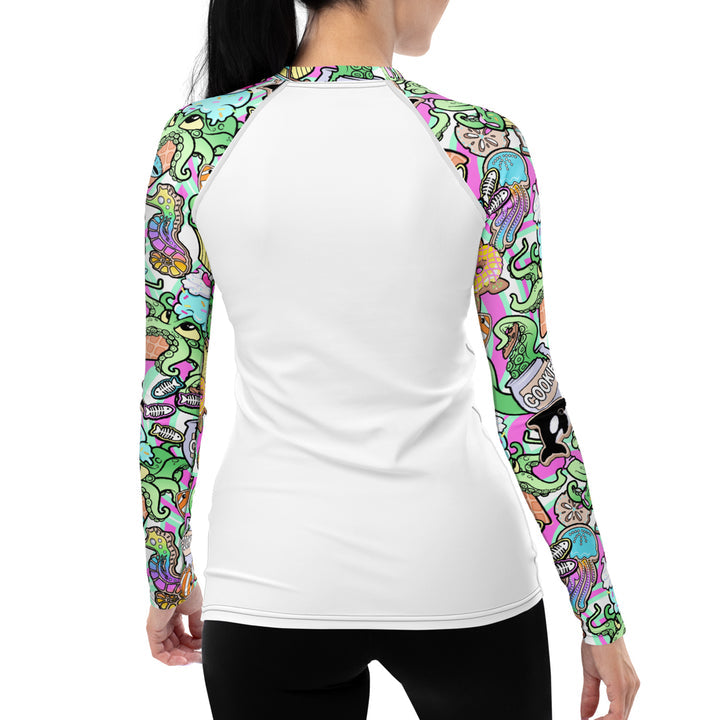 Sugar & Scuba Candy Octopus Contour Rash Guard