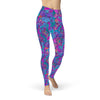 Coral Kaleidoscope Leggings