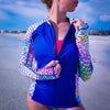 Zip-Up Psychedelic Mermaid