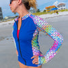 Zip-Up Psychedelic Mermaid