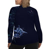 Plus Size Whale Shark Wonderland Rash Guard