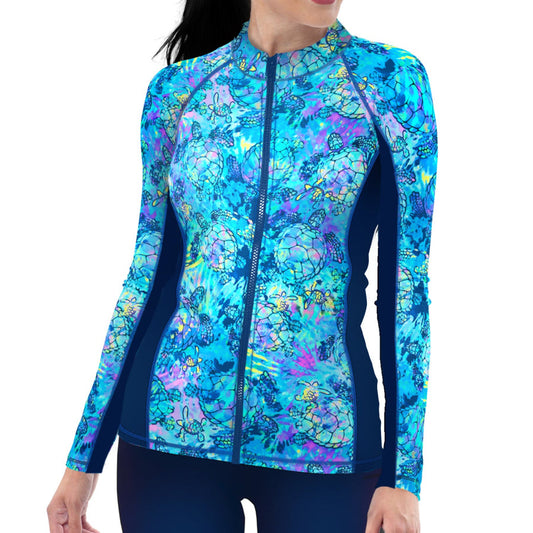 Zip-Up Turtle Tie Dye