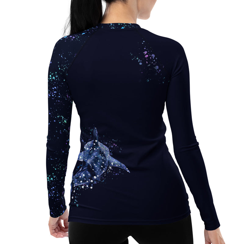 Whale Shark Wonderland Contour Rash Guard