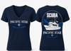 Pacific Star / Scuba Schools of America – Women's V-Neck Shirt