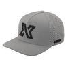 XDEEP gray baseball cap, front view.