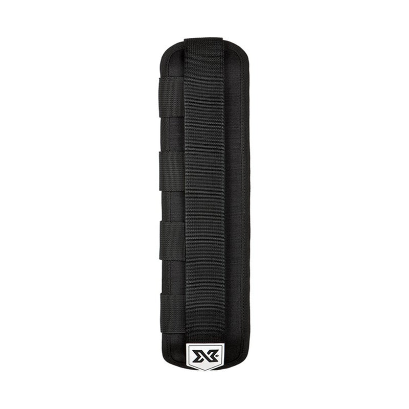XDEEP Central Weight Pocket XL – extra-large sidemount pocket for 8 × 1.5 kg weights, durable black design with reinforced flap and stitching