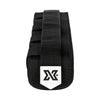 XDEEP Central Weight Pocket W – wide sidemount pocket for 4 × 2.5 kg weights, heavy-duty black construction with flap cover and stitched reinforcement