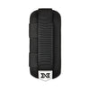 XDEEP Central Weight Pocket M – medium-sized sidemount pocket for 4 × 1.5 kg weights, black with reinforced stitching and secure flap closure