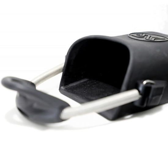 XDEEP Soft XL-Size dive fins with spring heel strap — durable molded rubber fins designed for serious divers, featuring comfortable and adjustable spring straps.