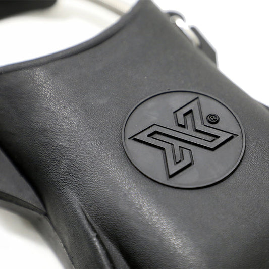 XDEEP Soft L-Size dive fins with spring heel strap — durable, comfortable molded rubber fins designed for serious divers