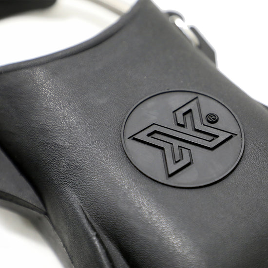 XDEEP Soft L-Size dive fins with spring heel strap — durable, comfortable molded rubber fins designed for serious divers