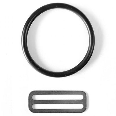 XDEEP inflator hose retainer ring, front view.