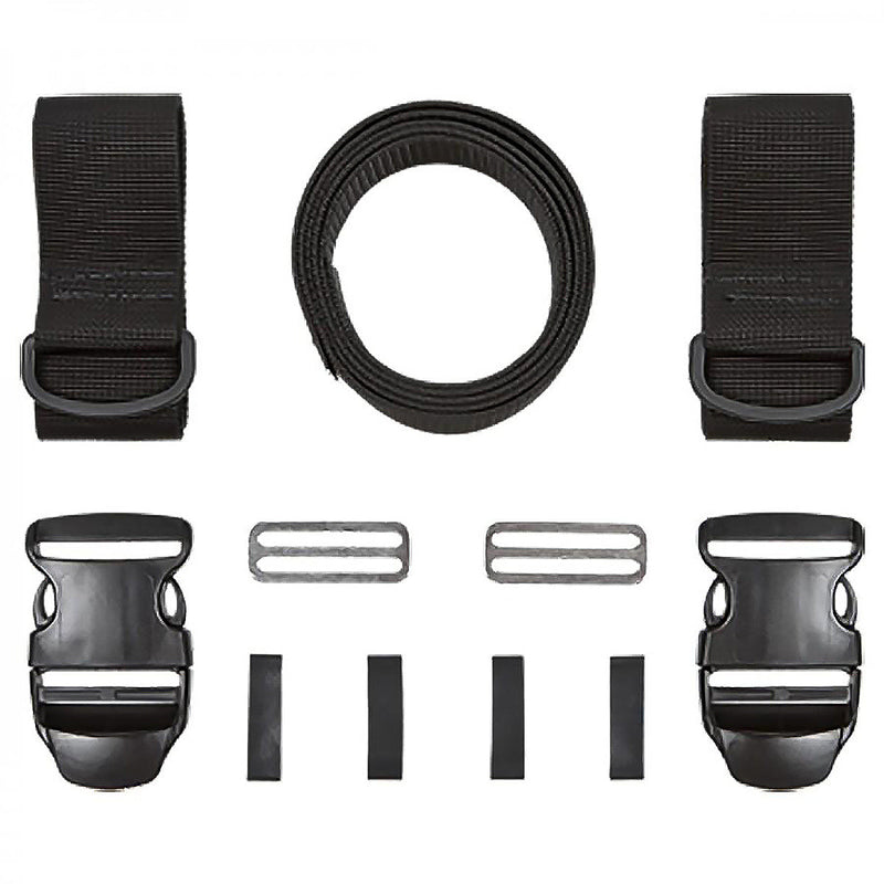 XDEEP QR Quick Release Conversion Kit with Buckles for GHOST Harness – adjustable quick-release buckles with webbing for easy harness adjustment