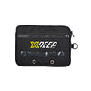 XDEEP Standard Non-Expandable Cargo Pouch – compact black utility pouch with zipper closure, designed for sidemount or backmount harness mounting