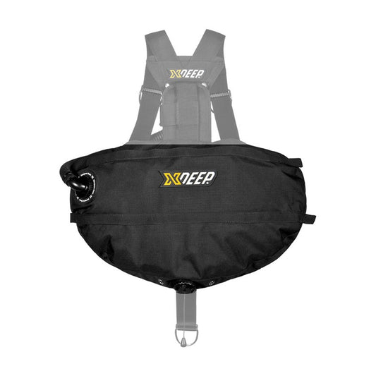 XDEEP STEALTH 2.0 Classic Sidemount BC Wing Only – top-down view of compact, streamlined wing-style BCD